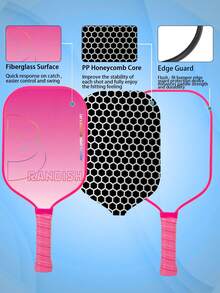 RANDISH Pickleball Paddle, 16mm Thick Core Suitable For Matches And Training Of All Skill Levels - Multicolor - View 6