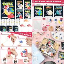 JolliLudo 24 Pcs Valentines Day Astronaut Parachutes Gift Mini Silicone Astronaut Figures With Paratroopers Valentine Greeting Card For Student Classroom Exchange Outdoor Flying Space Party FavorsFull Of Fun - As Pic - View 1