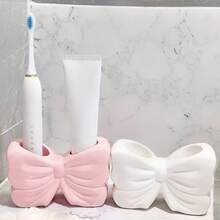 1/2pcs Butterfly Shaped Toothbrush Holder, Cute Bathroom Toothbrush Cup Storage Rack, Suitable For Bathroom Decor And Accessories, Vanity Storage, Room Decor, Home Decor, Also A Great Gift For Female Friends - Multicolor - View 13