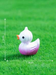 9件套蔬菜鸭树脂摆件，丰富书房、卧室、桌面等空间的微缩景观装饰，色彩缤纷的造型和精致的细节设计为沉闷的空间注入活力，适合微景观和家居装饰，祝您每天都充满小确幸。 - 彩色 - 查看 9