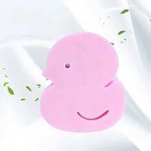 3/1pc Soft & Elastic Duck-Shaped Children's Bath Sponge: Thick, Gentle, High Elasticity, Better Grip - For Skin Exfoliation And Smooth Skin - Individually Packaged