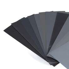 Sand Paper Dry Wet Sandpaper 120 to 3000 Grit Waterproof Set Kit for Polishing Sanding14Pcs/Set - Gris - Ver 7