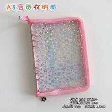 A5 Sticker Collection & Organization Binder Set, Large Capacity PU Leather Transparent Sticker Album With Zipper, Double-Sided Storage, Suitable For Diaries, Scrapbooks, Planners, Etc. - Multicolor - View 12