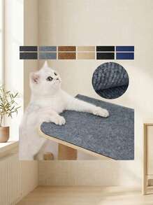 PETSIN 1pc Self-Adhesive Cat Scratching Pad Mat Carpet Couch Furniture Protector, Pet Scratch Toy, Cat Scratch Trainer, Self-Stick Cat Scratch Board - Multicolor - View 4