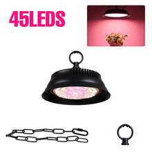 Đèn LED trồng cây xanh AC100-277V quang phổ đầy đủ hình UFO treo trong nhà kho, đèn chiếu sáng bổ sung 220V dùng để trồng hoa, trái cây, rau củ, cây mọng nước, xương rồng, đèn UV IR cho nhà kính, lều trồng cây, hệ thống thủy canh 110V, đèn ánh sáng mặt trời, đèn gieo hạt, đèn hoa đỏ xanh, đèn cây non, đèn bonsai, đèn rêu, đèn dương xỉ, đèn chiếu sáng có móc treo, phích cắm EU, 45/100/150/210/300 đèn LED. - Phích cắm loại C của EU (220-240V) - Xem 12