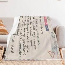 Cartoon Blanket Soft Comfortable Multifunctional Cozy Throw For Home Decor Sofa Bed Gift Warm Plush - 彩色 - 查看 6