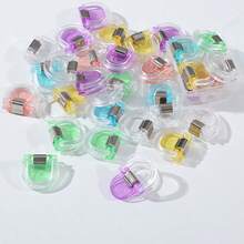 Invisible Pant Leg Clips, Adjustable Length For Jeans And Pants, No Sewing Repair Buckle, Prevent Dragging On The Ground, Transparent Denim Pant Leg Fixers, Unisex - D-Colorful - View 9