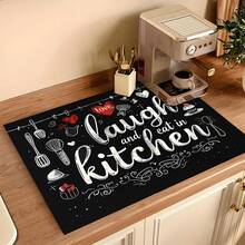 1 pezzo Copertura protettiva da tavolo, anti-graffio, resistente al calore. Adatta per piastre di cottura in vetro elettriche, coperchi per pentole, asse da stiro, macchine da caffè e altri elettrodomestici per la casa. Decorazione per la cucina di famiglia, feste, regali per coppie e il miglior regalo per gli amici. - Multicolore - Visualizzare 17