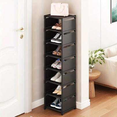 1Pc Multi-Layer Shoe Rack, Shoe Storage Stand, Multifunctional Storage Shelf, Space Saving Shoe Rack, Simple Household Shoe Storage Organizer For Entryway, Doorway, Bedroom, Corridor