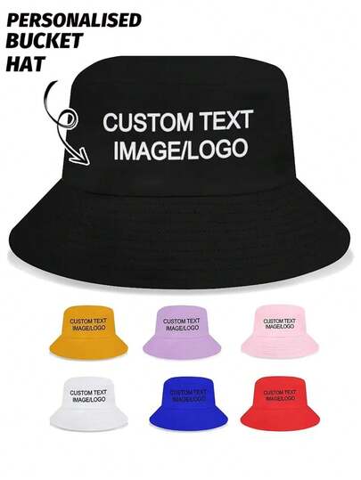 1 Stück individuell gestaltbarer Portrait Fischerhut, personalisierter Foto Fischerhut für Männer & Frauen, individualisierter Portrait Hut, Sommerfest Hut, Braut-Party Fischerhut, Junggesellenabschied Fischerhut, Valentinstag Geschenk, Geschenk für Ihn, Geschenk für Sie