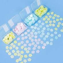 There Are 4 Different Fragrances Of Portable, Disposable Flower-Shaped Hand Sanitizer Wipes That Can Dissolve Hand Soap, Suitable For Both Children And Adults, And Can Be Used In Outdoor, Travel, And Camping Scenarios, Totaling 1 Box (About 100 Wipes). - Multicolor - View 4