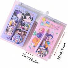 1pc Witch Hunter Stationery Set, Student Practical Stationery, Reward Prize, Birthday Gift, K-POP Gift, Available In Pink & Purple - Multicolor - View 3