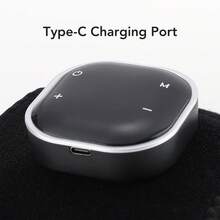 Hailicare 3-växlad vibration + 24 rött ljus värmeterapi handledsmassager, smart display, typ-C laddning, praktisk present till föräldrar och äldre för att lindra mushanden - Svart - Visa 10