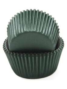 Forro clásico para cupcakes, 50 unidades, verde oscuro,40808348 - Morado - Ver 1