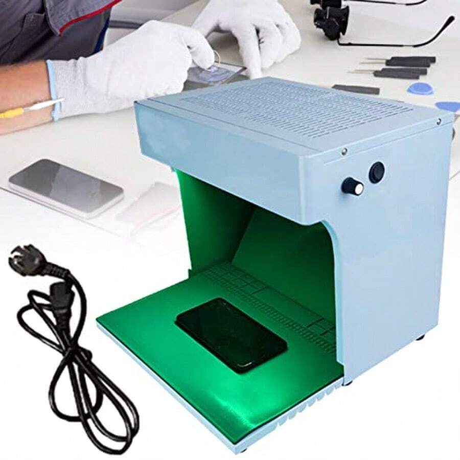 ASDF-Mini Dust Free Room/Work Table/Station Portable Laminar Air Flow Clean Bench Table for Phone LCD Repair Mobile Phone Repair Dust-Free Workbench Air Flow Clean Bench - como en la foto - Ver 1