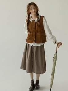 Women Jackets - Brown - View 2