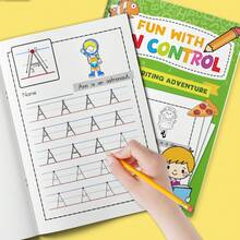 字母拼写练习册——逐字母拼写单词，配有描摹线、自然拼读拼写练习和图片提示，有助于词汇积累、字母识别、书写和早期阅读技能的培养。 - 字母拼字練習冊 - 查看 5