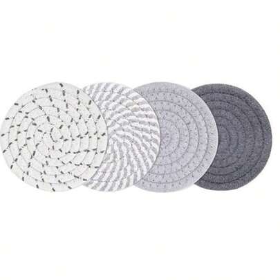 Posavasos con forma de corazón hechos a mano para el Día de San Valentín, decoración para el hogar, restaurante y bar, aislantes y alfombrillas antideslizantes para bebidas en rosa y rojo