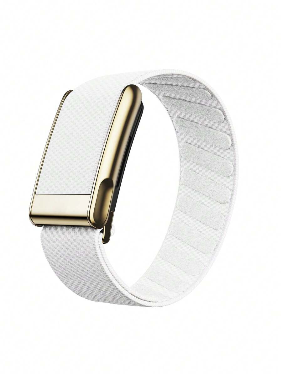 Dây đeo SuperKnit Luxe 5.0 - Phù hợp với 5.0/MG - Phụ kiện lý tưởng cho việc theo dõi điện tâm đồ, thiết bị đeo theo dõi sức khỏe và thể dục - Chất liệu kim loại cao cấp - trắng - Xem 1