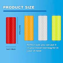 Super Reflection Flexible Reflective Stickers, Reflective Tape Outdoor Waterproof Reflector Tape Reflective Warning Tape Safety Green Blue White For Night Walking Helmet Car Trailer Bicycle Bag - Multicolor - View 3