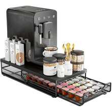 Coffee Capsule Storage Racks - Black - View 1
