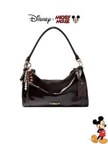 官方授权女士商务休闲包 - 新款简约复古波士顿单肩包，日式保龄球风格设计，大容量，轻松展现街头时尚魅力 - 彩色 - 查看 2