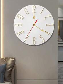 1. Đồng hồ treo tường số hiện đại tối giản - Đồng hồ màu trắng (vạch chỉ giờ màu vàng), máy thạch anh hoạt động êm ái, chạy bằng pin - Thích hợp cho phòng khách, phòng ngủ, văn phòng, nhà bếp - Món quà tân gia/sinh nhật lý tưởng - Không bao gồm pin - Chất liệu bền - Màn hình dễ đọc, trang trí nhà cửa, phong cách hiện đại, chất lượng chế tác cao, phù hợp cho người chuyên nghiệp - Nhiều màu - Xem 4