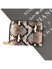 1pc Leopard Print Fashion Coin Purse, Compact & Convenient Multi-Slot Card Holder, Multifunctional ID Card Case, Great For Commuting, Shopping, And Gift Giving - Multicolor - View 6