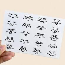 Cute Kaomoji Stickers, Waterproof & Fade-Resistant, Removable Decals For Water Bottles, Phone Cases, Notebooks - Multicolor - View 9