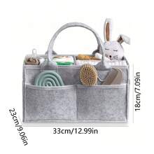 3mm Thick Small Felt Diaper Bag, New Mom Handbag, Baby Felt Diaper Storage Bag