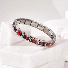 1PC Stainless Steel Multi-Element Modular Bracelet Accessories, Art Pattern Style, Ocean/Nature/Animal Designs, DIY Jewelry Materials - Multicolor - View 27