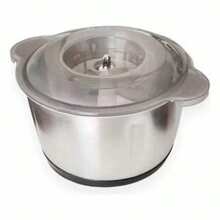 Moedor Triturador Processador Elétrico 2L Alimentos Carnes Legumes Aço Inox Multifuncional 110V/220V PRONTA ENTREGA - Entrada do Brasil (220V) - Visão 7