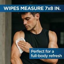 Body Wipes With Tea Tree Oil Wrestling, Combat, Camping, Gym, Post Workout Shower Wipes For Men And Women. 40 Count Pack Of 3 - 40個/包/3包 翻轉 - 查看 6