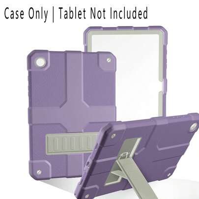1 Piece, Tab A11+/A9+ Plus 11-Inch 2026/2024 Protective Case, Black, Shockproof And Drop-Resistant, Sturdy, High-Strength Impact-Resistant Shell/Case - Light Purple +