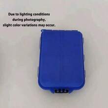 Wielofunkcyjna, wielowarstwowa skrzynia do przechowywania sprzętu wędkarskiego – przenośna skrzynia do przechowywania haczyków i akcesoriów wędkarskich, idealny prezent dla miłośników wędkarstwa, wytrzymały materiał ABS - Wielokolorowe - Zobacz 14