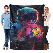 Coperta a cartoni animati, morbida e confortevole, multifunzionale, un regalo essenziale per la casa adatto a tutte le età, calda e avvolgente per divano e letto - Multicolore - Visualizzare 4