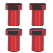 ASDF-4PCS 20mm Bench Dogs Aluminum Alloy Table Stop with Non Slip Pad Woodworking Bench Hole Limit Block for Universal Woodworking Tables Red Anodized Finish for Oxidation Resistance - como en la foto - Ver 1
