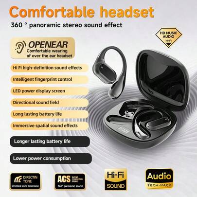 NEW SENYANG 森阳新款真无线头戴式蓝牙音乐耳机，游戏耳机，视频TWS耳机，HIFI杜比低音，9D立体声，高清通话耳机，适用于安卓和手机，运动耳机，智能耳机，情人节礼物