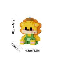 Sweetheart Cute Series, Cute Cat & Dog Building Blocks, Micro Particle Blocks, Suitable As Birthday Gift, DIY Assembly Decoration, Stress Relief Blocks, Building Block Ornament, Puzzle Blocks, Abstract Blocks. - Multicolor - View 15