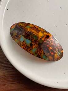 4个韩式金属发夹，优雅发饰，醋味发夹，高端椭圆形弹簧夹，顶部发夹，后脑勺发夹，圆盘发夹，直发马尾夹，适合日常佩戴，节日礼物，发夹，爪夹，文具，礼品，旅行，女士礼物，女士配饰，成人发饰礼物，圣诞节发饰，创意女士礼物，情人节女士发饰礼物，发爪，发夹，发卡，发卡 - 彩色 - 查看 14