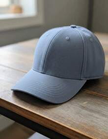 Unisex Basic Plain Adjustable Casual Baseball Cap For Sports, Summer And Sun Protection - Grey - View 6