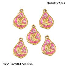 1个彩色不锈钢滴油多形状吊坠,DIY珠宝制作,手工串珠材料,工艺配件 - diy - 查看 26