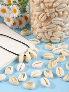 100/200pcs Natural Shell Beads, Seashells Conch For Bracelet Boho Jewelry Making, Needlework Wholesale Jewelry Accessories - Natural Shell Beads - View 7