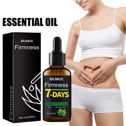 30毫升身体紧致保湿油，亲肤日常按摩油，令肌肤光滑、舒适、柔嫩。成分：艾叶油、霍霍巴籽油、维生素E、迷迭香叶油。