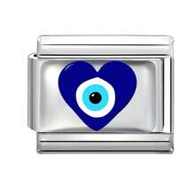 1件DIY树脂模块化互锁手链，饰有心形和眼睛元素，适合作为派对礼物送给朋友/情侣，适用于圣诞节、新年、万圣节、情人节等节日，设计精美，不锈钢材质，本地制造，实用时尚，是圣诞节和万圣节的必备单品，秋季色调，圣诞风格 - M293509 - 查看 18