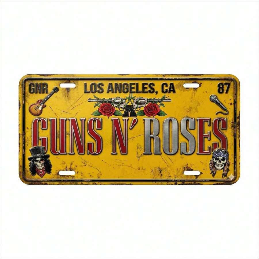 Decorative MDF Plaque 30x15cm American Car Plate Style - Rock And Pop Culture Retro Vintage - 美國-04 - 查看 1