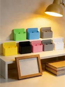 1个磁性马克笔架和铅笔收纳盒,可擦写马克笔,适用于白板、冰箱、教室、办公室 - 兼容磁性板、储物柜、冰箱。磁性干擦马克笔架笔盒,大容量隔层,磁吸式设计,可收纳马克笔、钢笔、铅笔,适用于冰箱、白板、储物柜等,返校季必备。 - 彩色 - 查看 13