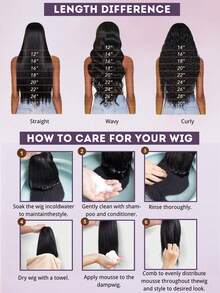 YGQWD 34 Inch Ginger Orange Body Wave 13X4 Lace Front Wigs Pre Plucked 200% Density Soft And Thick #350 Colored Lace Frontal Wig Human Hair Blended Hair For Women High Quality Wig Matches All Skin Tones Natural Looking Halloween Accessories Valentine's Day Gifts For Women - S350 - 查看 11