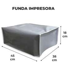 Funda Para Computadora Antiestatica Antipolvo Monitor + Impresora + Teclado + Torre de CPU de Computadora Juego De 4 Piezas a Prueba De Polvo De PC juego de monitores de 25 a 27 pulgadas-147 - Gris - Ver 7