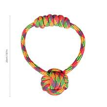Durable Dog Leash Toy, Indestructible Dog Chew Toy For Aggressive Chewers, Tough Puppy Teething Toy, Boredom Buster & Dental Cleaning Tug Of War Dog Toy, Suitable For Small To Large Dogs - Multicolor - View 23